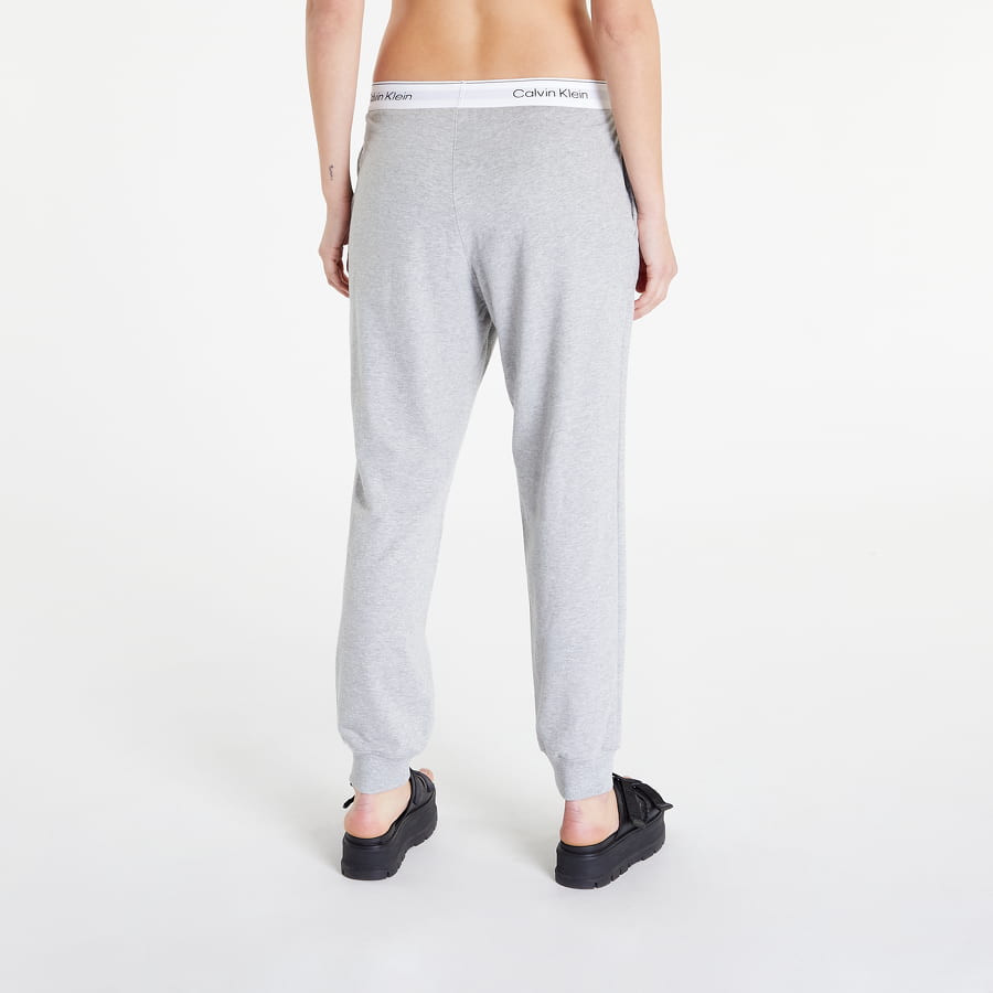 Tepláky CALVIN KLEIN Modern Cotton Lw Rf Jogger Šedá | QS6872E P7A, 1