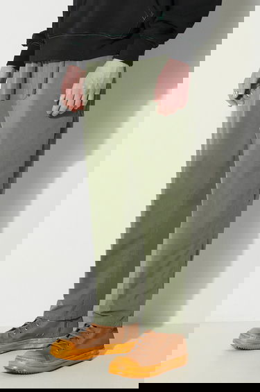 Nohavice Universal Works Cotton Drawstring Hi Water Trouser Zelené | 30520.BIRCH, 3