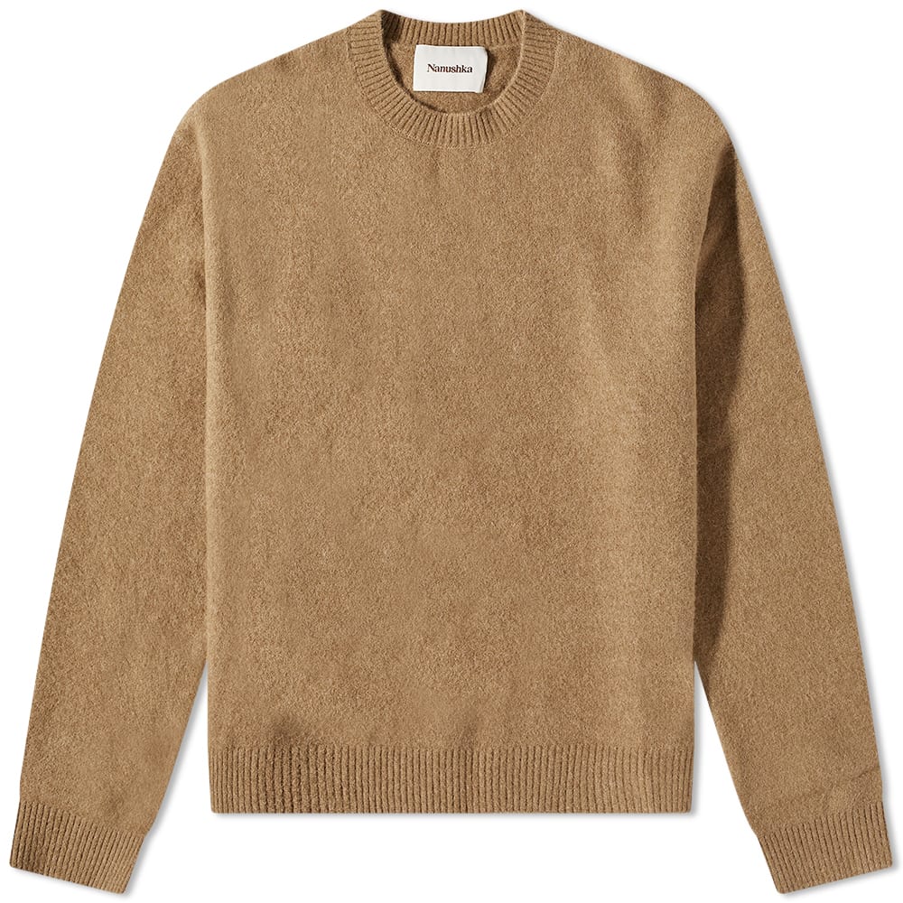 Sveter Nanushka Jetse Burshed Alpaca Crew Knit Béžová | NM22FWSW00774, 0
