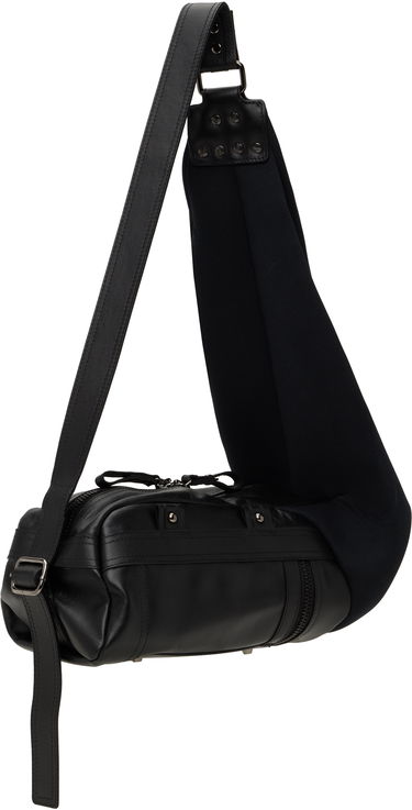 Taška cez rameno Ottolinger Ottolinger Mini Neoprene and Leather Shoulder Bag Čierna | 12690052601, 2