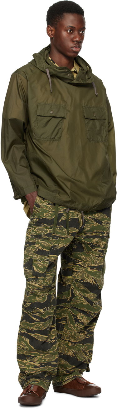 Cargo nohavice Maharishi Maharishi Tigerstripe Track Cargo Pants Zelené | 6075, 3