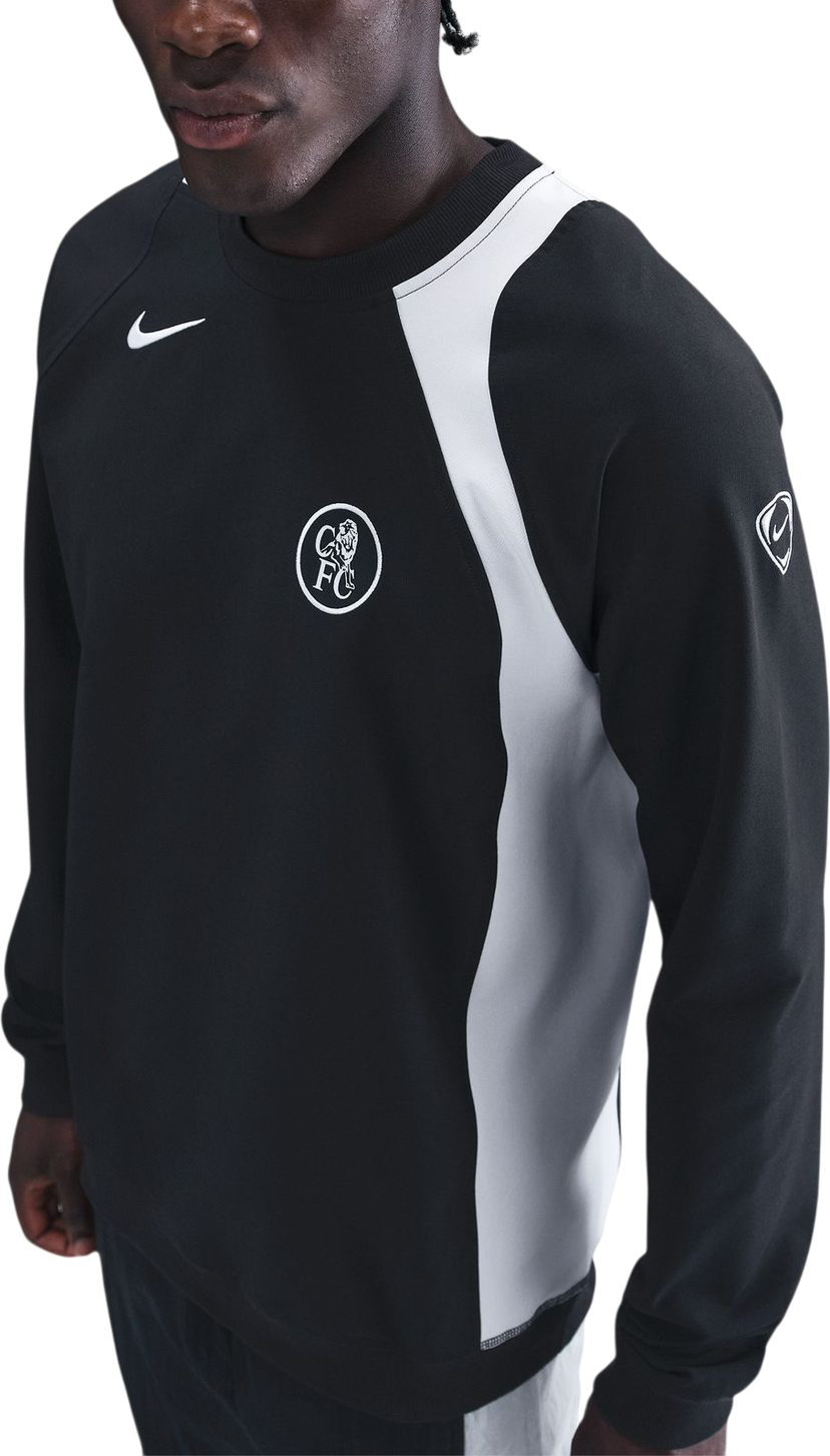 Mikina Nike Chelsea FC Total 90 Soccer Crew-Neck Top Čierna | hq9776-010