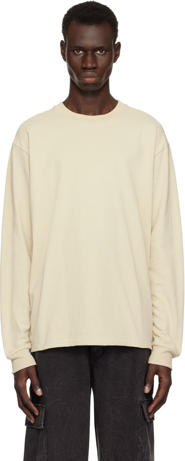 Sveter John Elliott John Elliott University Long Sleeve T-Shirt Béžová | A189M6433A, 0