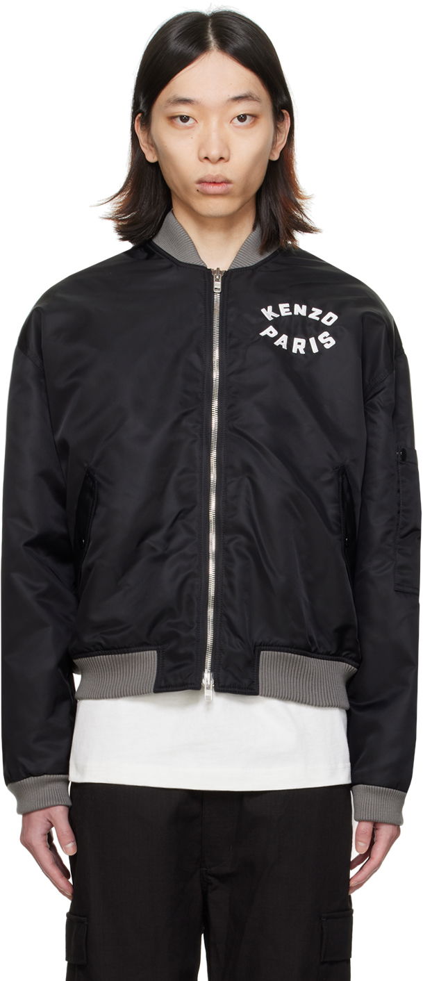 Bomber bunda KENZO Paris Lucky Tiger Bomber Jacket Čierna | FE55BL1279OC