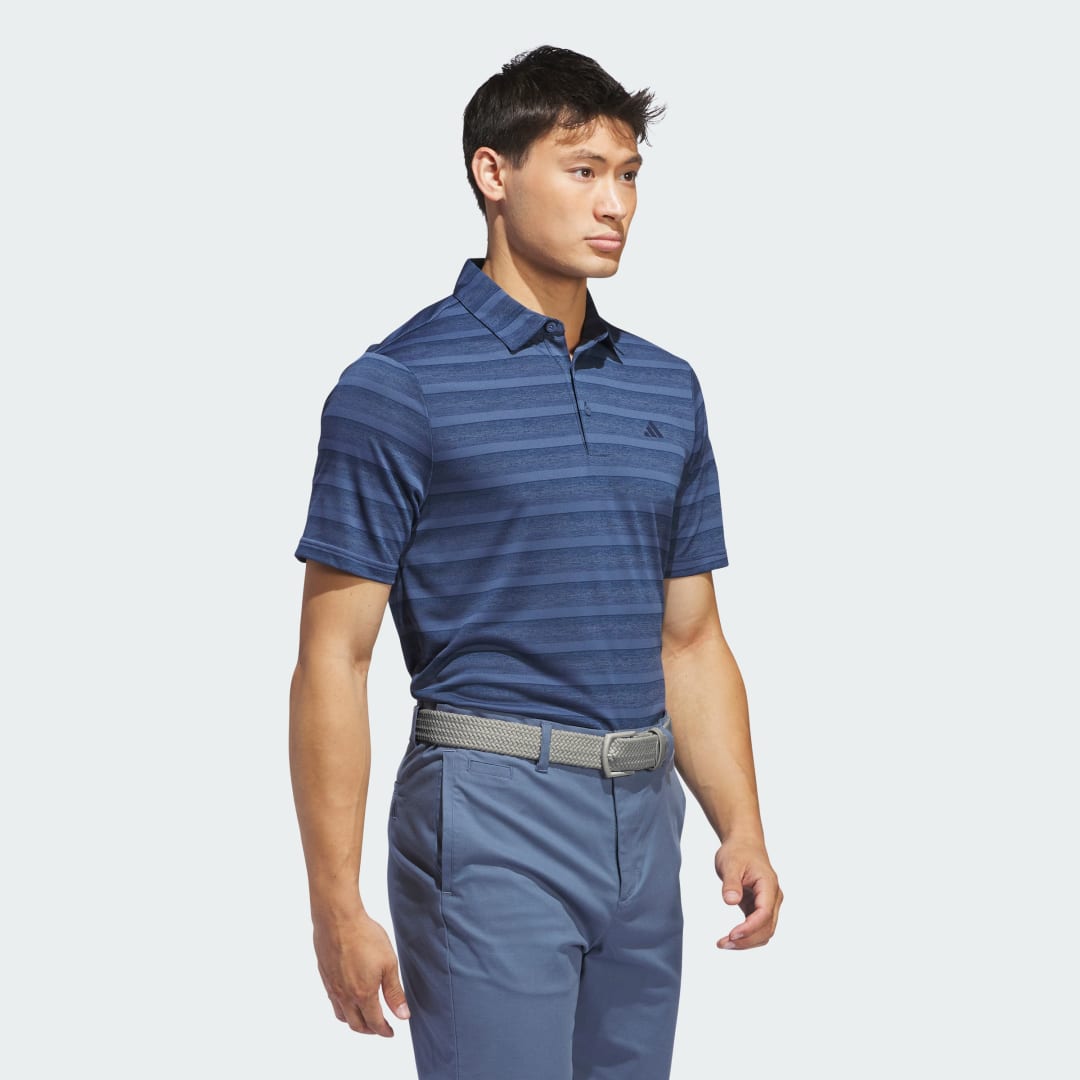 Striped Golf Polo Shirt