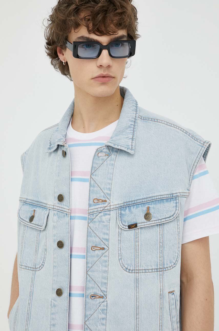 Vesta Lee ® Relaxed Rider Vest Modrá | L88YMWB89, 0
