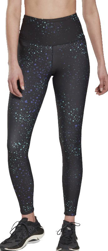 Legíny Reebok Lux 2.0 Speckle High-Waist Tights Čierna | hd0925, 0