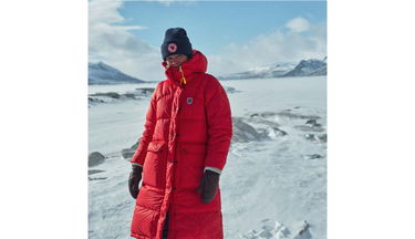 Parka FJÄLLRÄVEN Long Down Parka Červená | F86126-334, 5