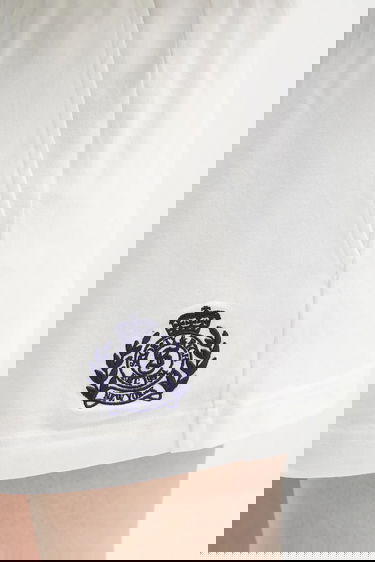 Šortky Sporty & Rich Sporty & Rich H&W Crest Embroidered Disco High Waist Shorts Biela | SH037620241WH01, 3