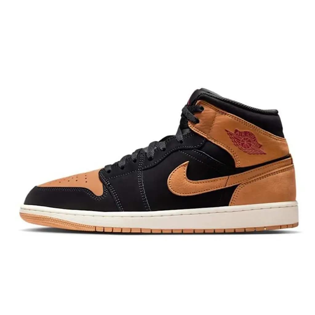 Tenisky a topánky Jordan Air Jordan 1 Mid "Black Flax" Oranžová | HV4091-002, 0