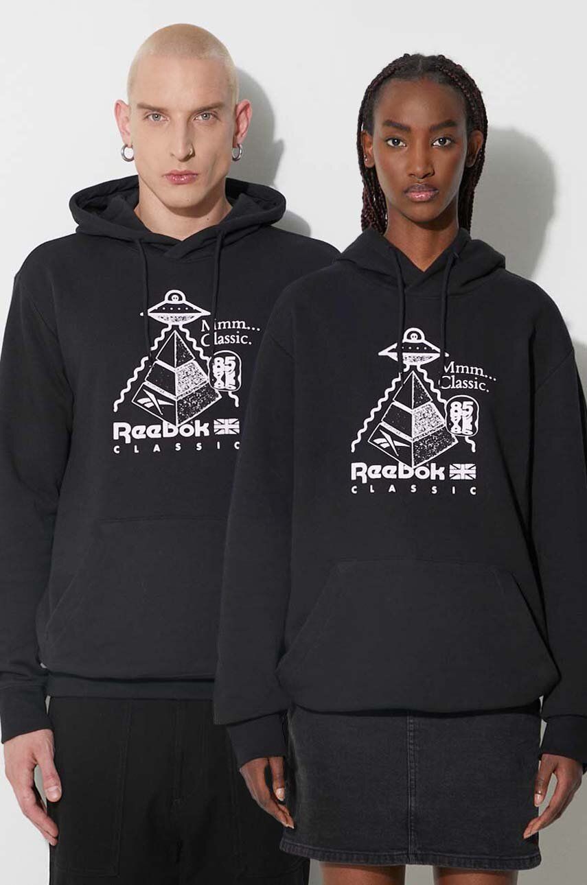 Mikina Reebok Hoodie Čierna | HT8178, 0