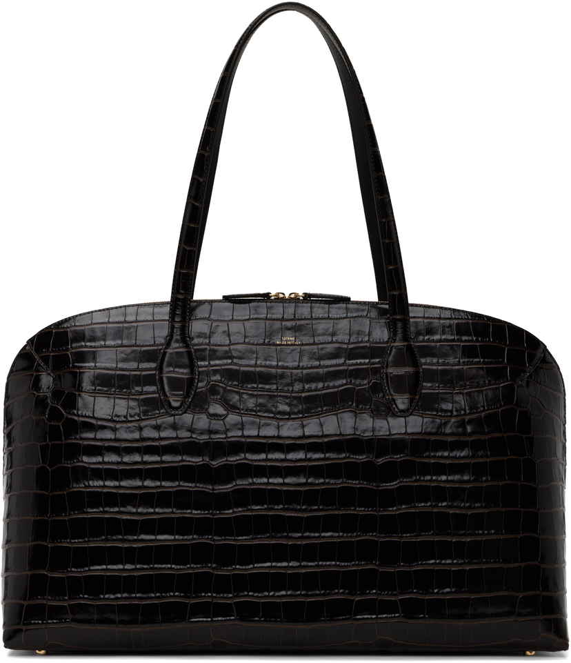 トートバッグ toteme FW25 \"SUEDE DAY\" TOTE BAG (252 WAL0082 LE0004 001) Suede day tote black – TOTEME