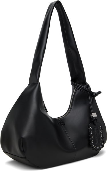Taška cez rameno GANNI GANNI Medium Shoulder Bag Čierna | A6837, 1