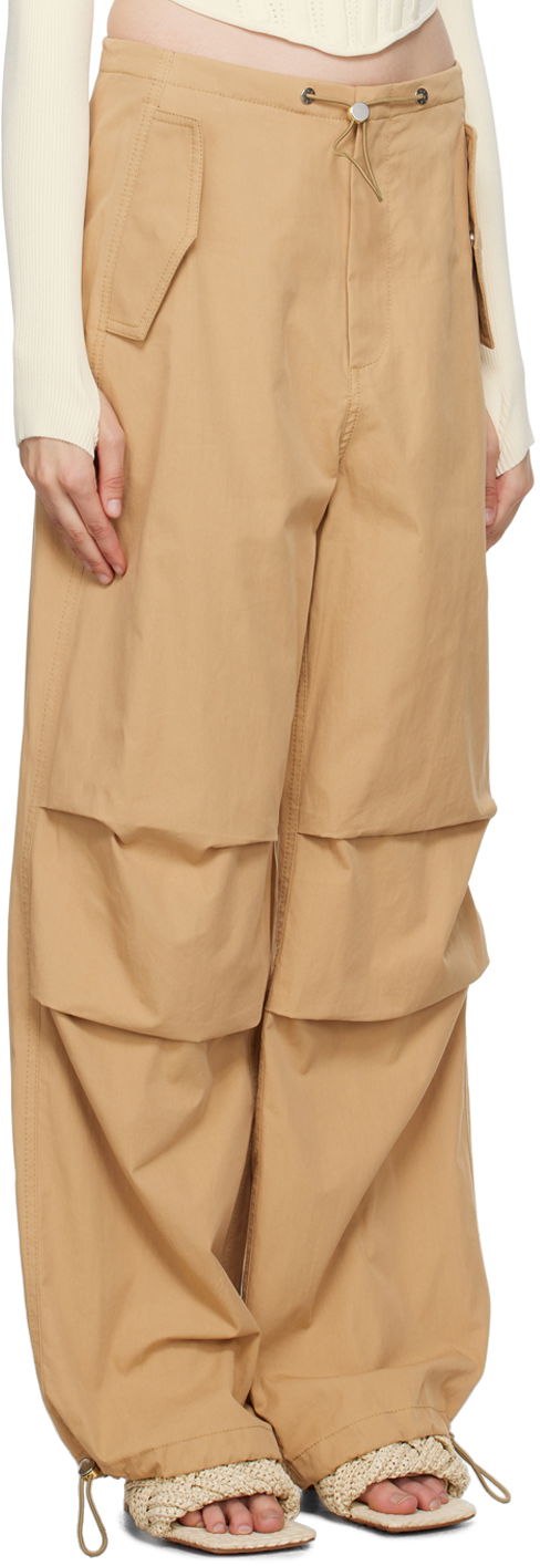Cargo nohavice Dion Lee Elasticized Cargo Trousers Béžová | C2100P23, 1