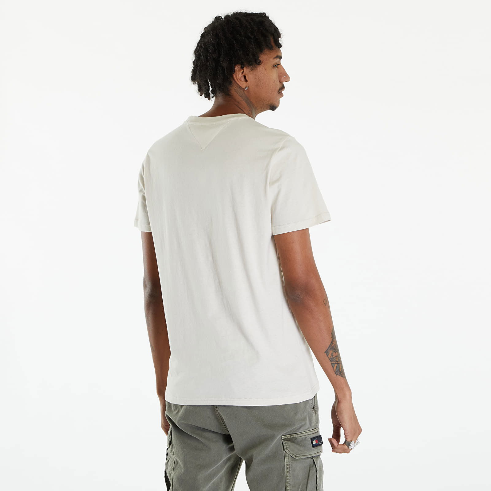 Essential Slim Fit Logo T-Shirt Newsprint