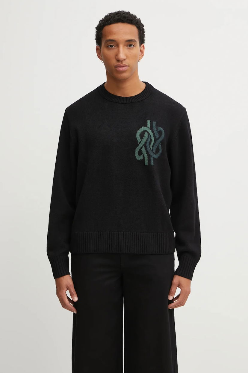 Sveter Filling Pieces Filling Pieces Knit Sweater Knot Čierna | 422575500265