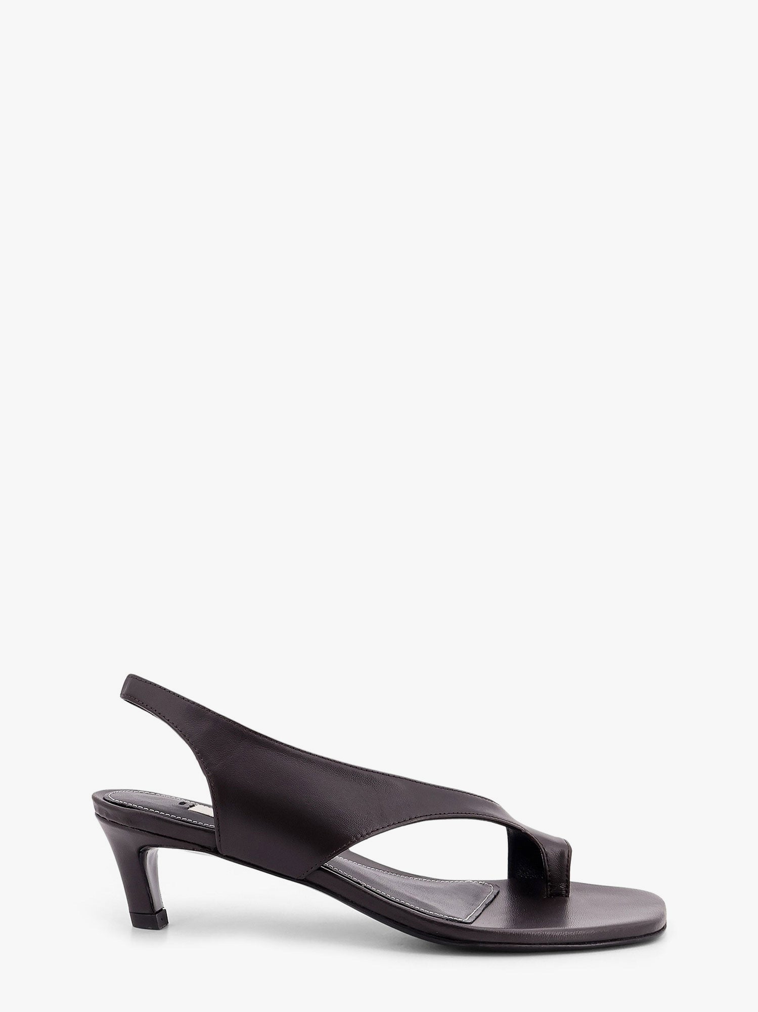 Tenisky a topánky TOTEME Leather Slingback Toe-Ring Sandals by Toteme Hnedá | 252WAS0201LE0131273, 0