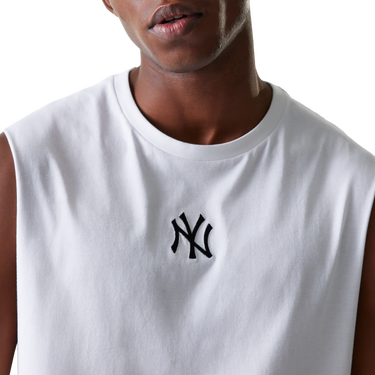 Tielko New Era MLB New York Yankees Sleeveless Vest Biela | 60691044-60691044, 4