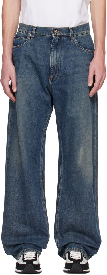 Džínsy Dolce & Gabbana Dolce&Gabbana Over Jeans Modrá | GWVNXDG8KY5, 0