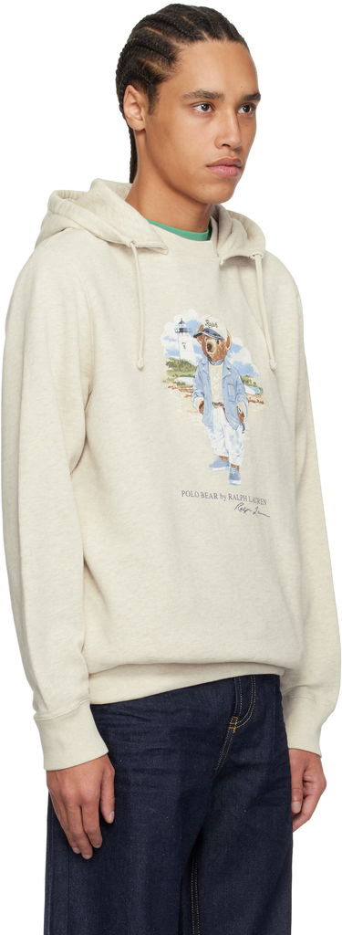 Mikina Polo by Ralph Lauren Ralph Lauren Polo Bear Slub Fleece Hoodie Béžová | 710966739001, 1