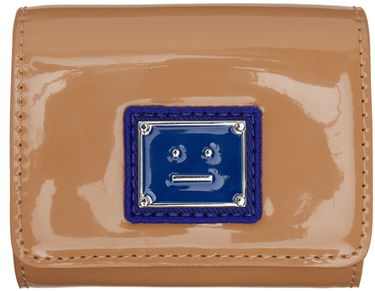 Peňaženka Acne Studios Acne Studios Faux-Leather Card Holder Béžová | C80142-, 0