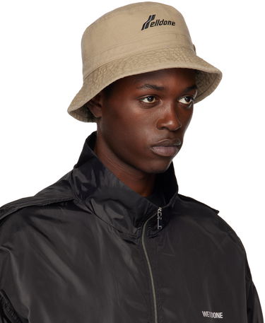 Klobúk We11done Washed Logo Bucket Hat Béžová | WD-AH3-22-426-U-BG, 1