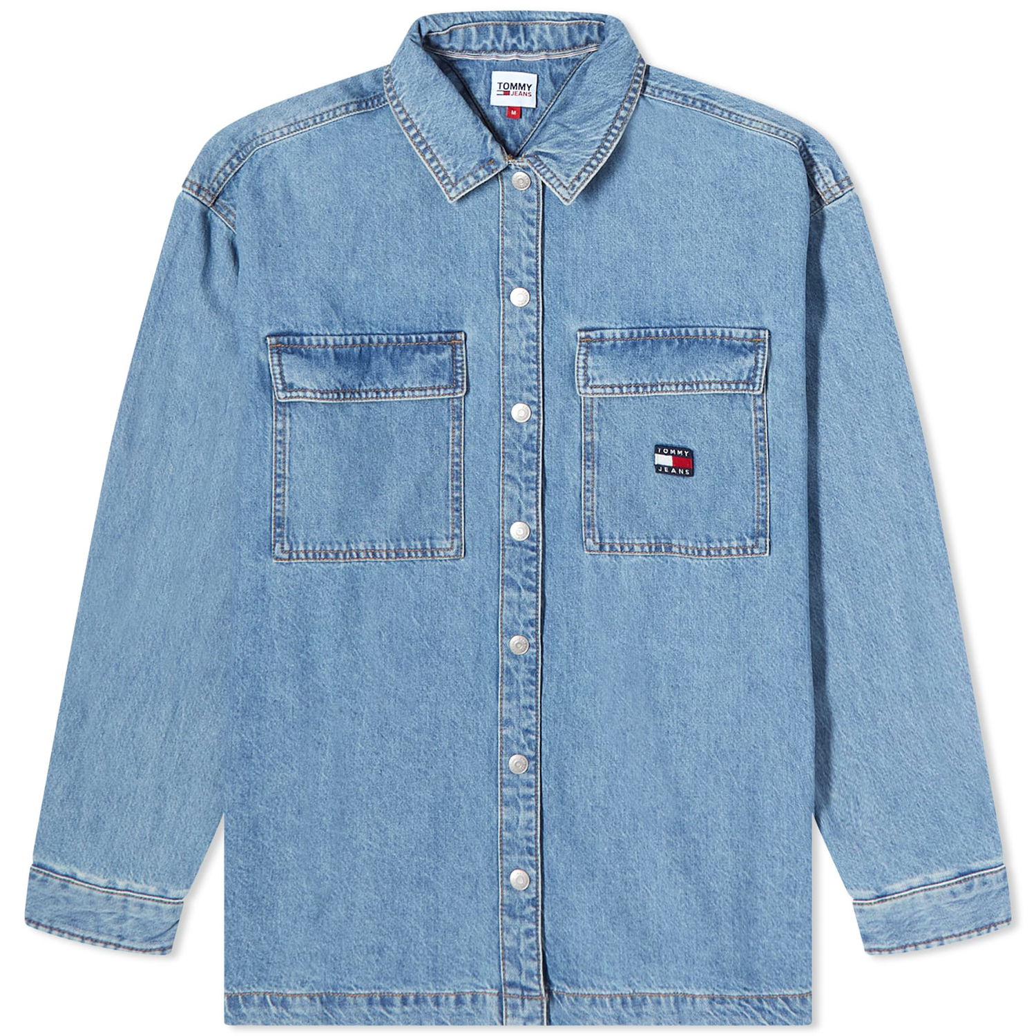Košeľa Tommy Hilfiger Denim Tyrkysová | DW0DW159141A5, 0