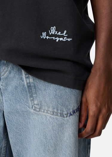 Tričko AXEL ARIGATO Saba T-Shirt Čierna | A3860002, 5