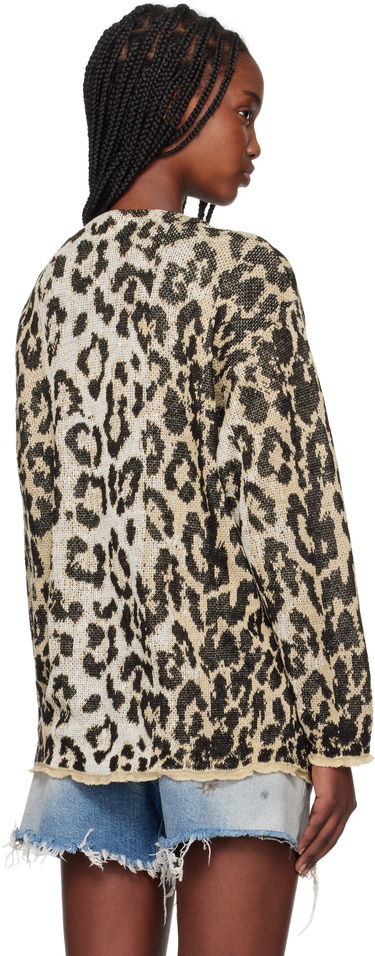 Sveter R13 R13 Boyfriend Cardigan Béžová | R13WY268-Y192B, 2
