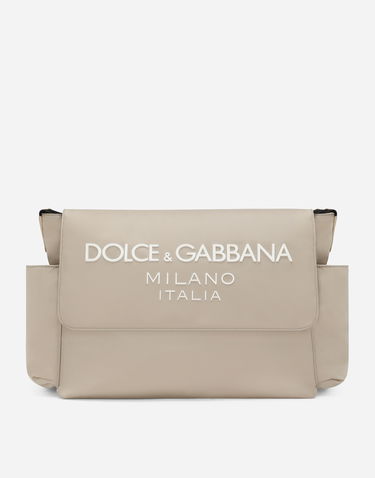 Taška cez rameno Dolce & Gabbana Nylon Changing Mat Bag Béžová | EB0240AG1828B183, 0