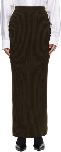Boris Ribbed Knit Maxi Skirt