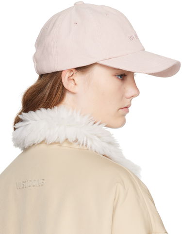 Šiltovka We11done Corduroy Logo Cap Ružová | WD-AH2-24-406-U-PK, 2
