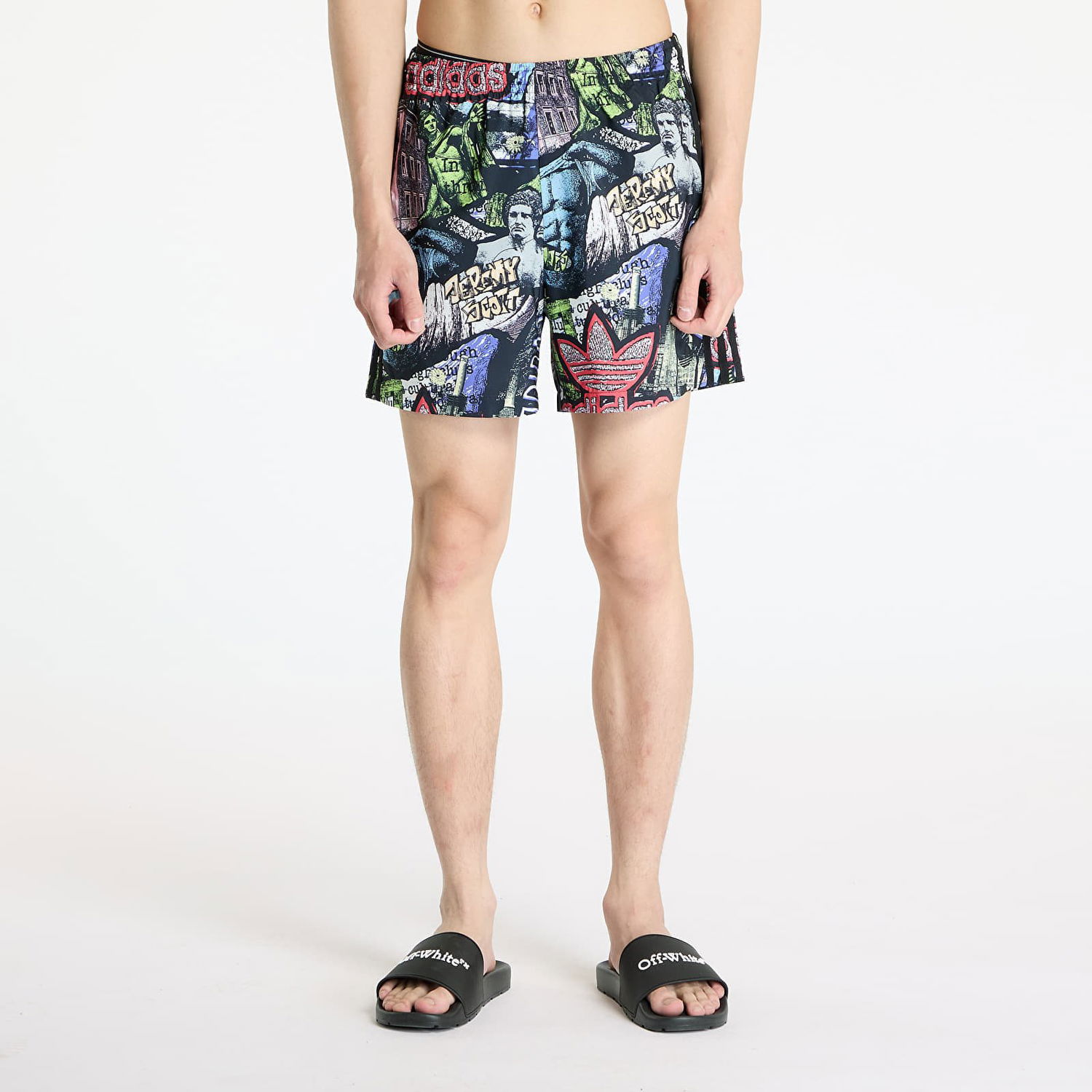 Šortky adidas Originals adidas x Jeremy Scott AOP Shorts Rôznofarebný | JY2013, 0