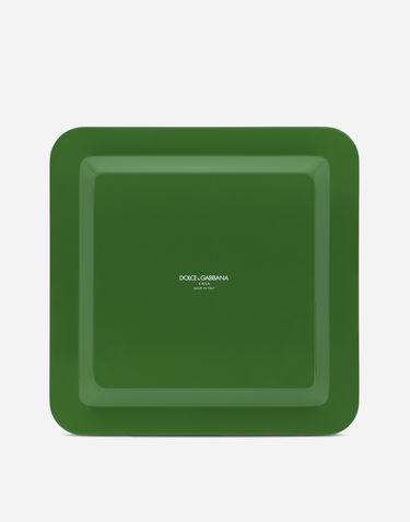 Home decor Dolce & Gabbana Dolce & Gabbana Medium Square Decorative Tray Zelené | TC0021TCA69UV003, 1