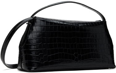 Kabelka TOTEME Toteme T-Lock Croco Top Handle Bag Čierna | 243-WAL961-LE0076, 2