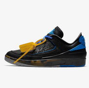 Off-White x Air Jordan 2 Retro Low SP "Black Royal"