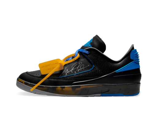 Off-White x Air Jordan 2 Retro Low SP "Black Royal"