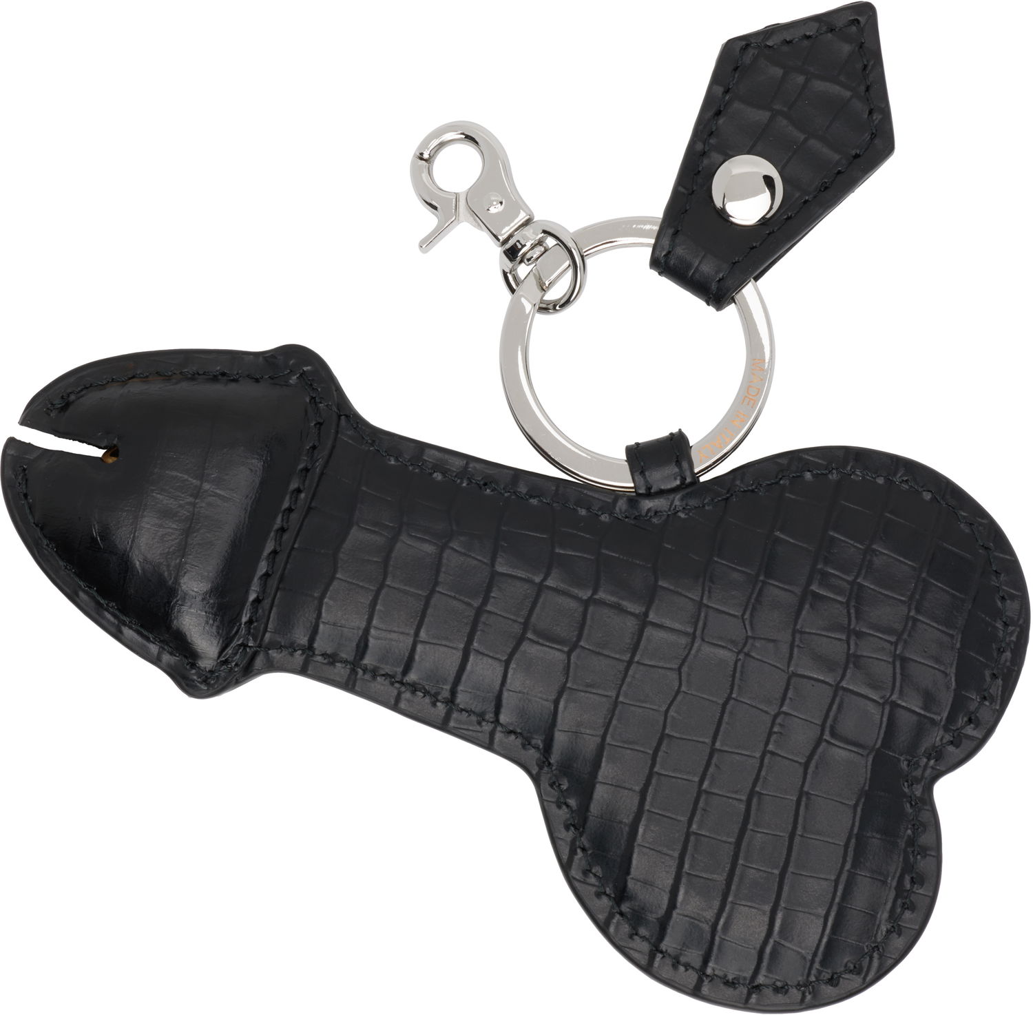 Kľúčenka Vivienne Westwood Vivienne Westwood Bell End Leather Keychain Čierna | 8203012KU-L00C0-, 1