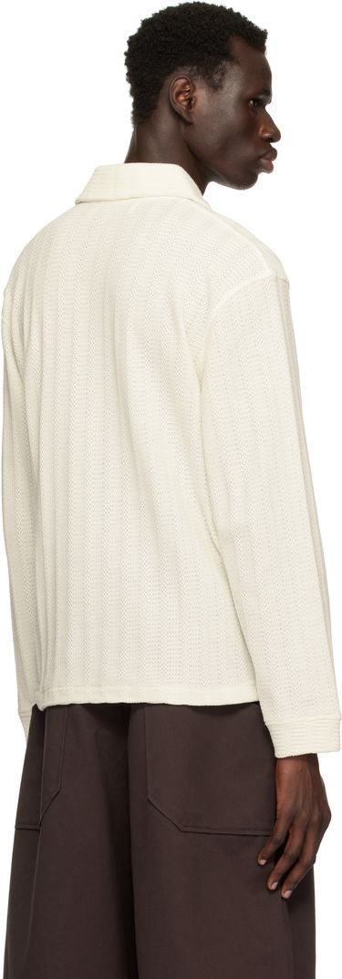 Polo tričko Palmes Palmes Knitted Rugby Polo Biela | P15-0030-062, 2