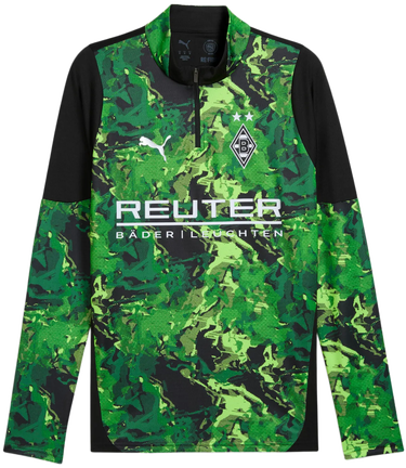 Tričko Puma Borussia Mönchengladbach Training 1/4 Zip Top Zelené | 781471-08, 0