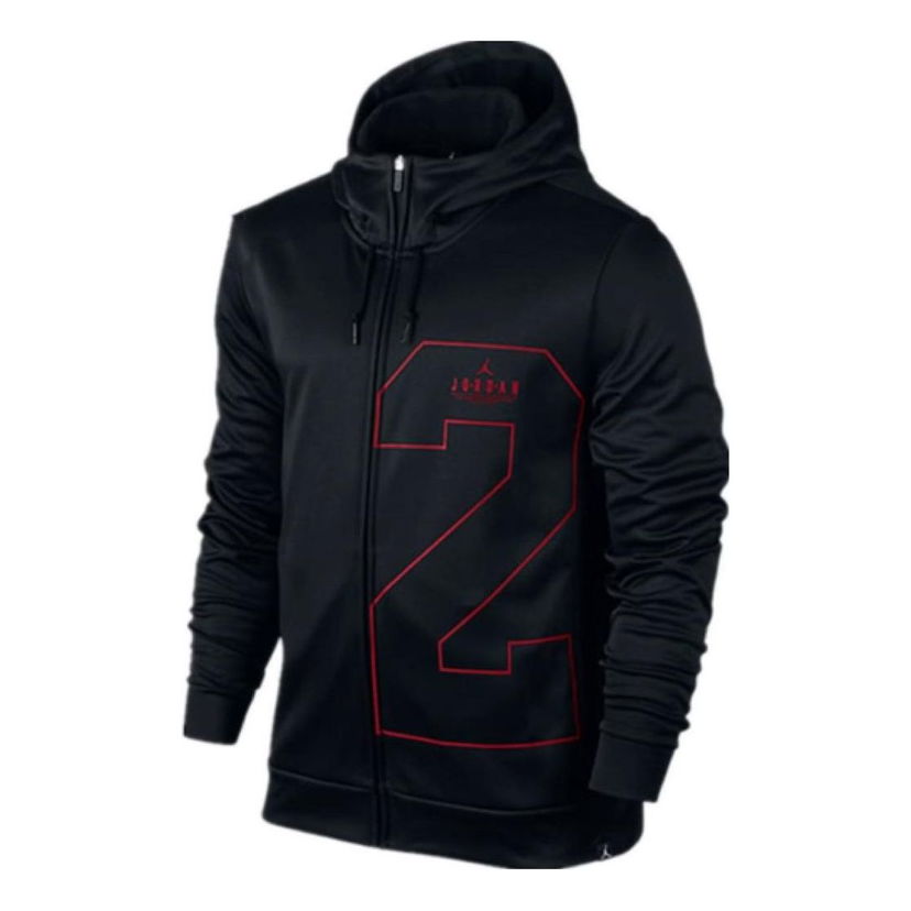 Mikina Jordan Jordan Therma Number Hoodie Čierna | 831381-011
