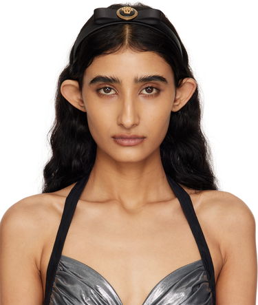 Spona Versace Versace Gianni Ribbon Headband Čierna | 1014906_1A10921_1B00F, 0