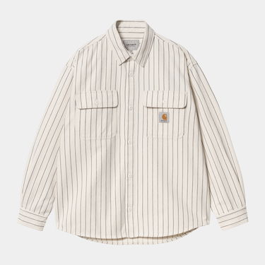 Košeľa Carhartt WIP Carhartt WIP Hendry Striped Shirt Jacket Biela | I034827_6, 5
