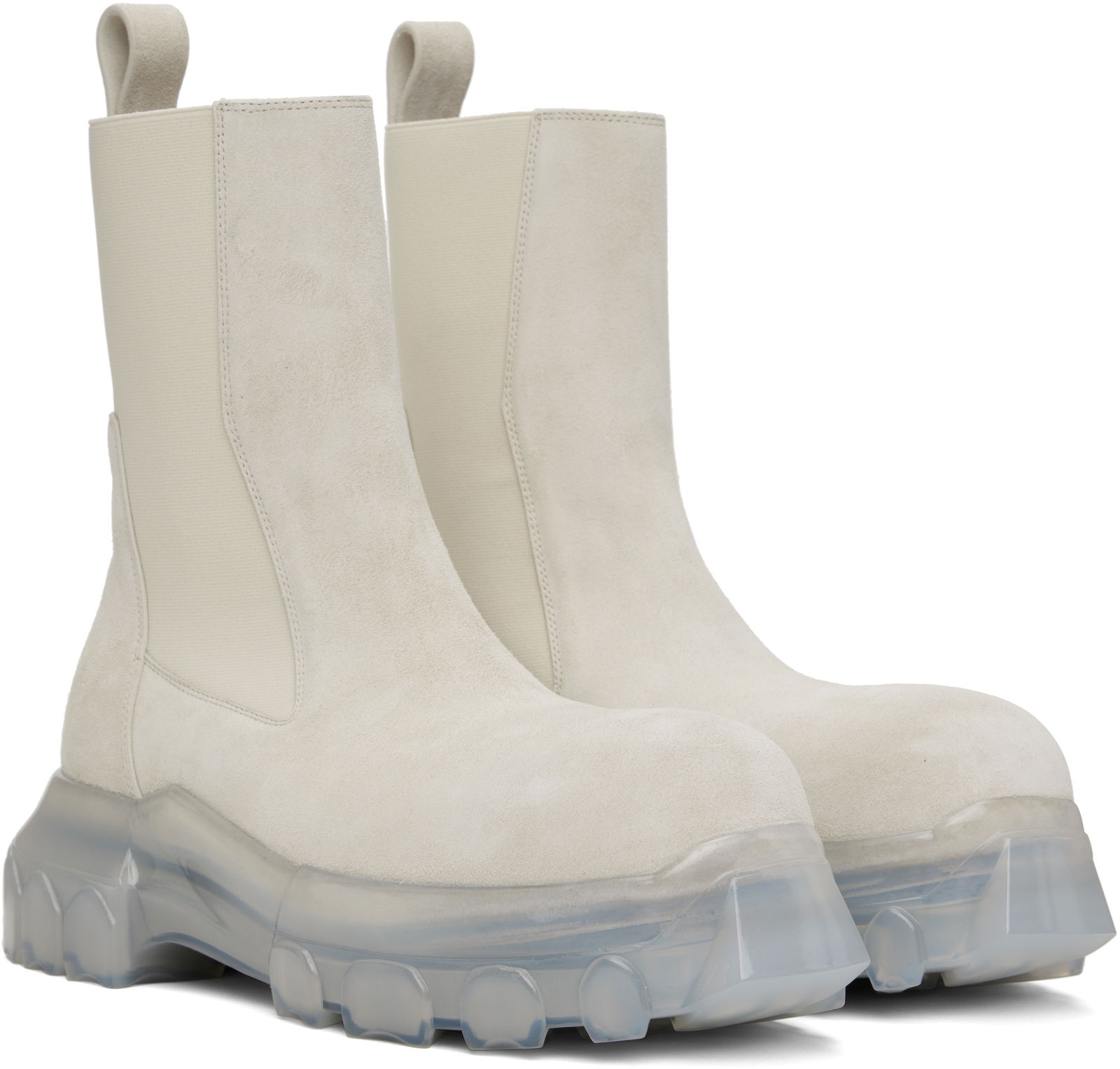 Rick Owens Hollywood Beatle Bozo Tractor Chelsea Boots