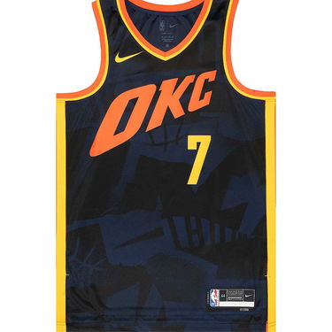 Dres Nike NBA OKLAHOMA CITY THUNDER DRI-FIT CITY EDITION SWINGMAN JERSEY CHET HOLMGREN Čierna | DX8513-419, 1