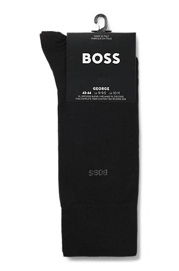 Ponožky BOSS BOSS Regular-Length Logo Socks Čierna | 50469837, 1