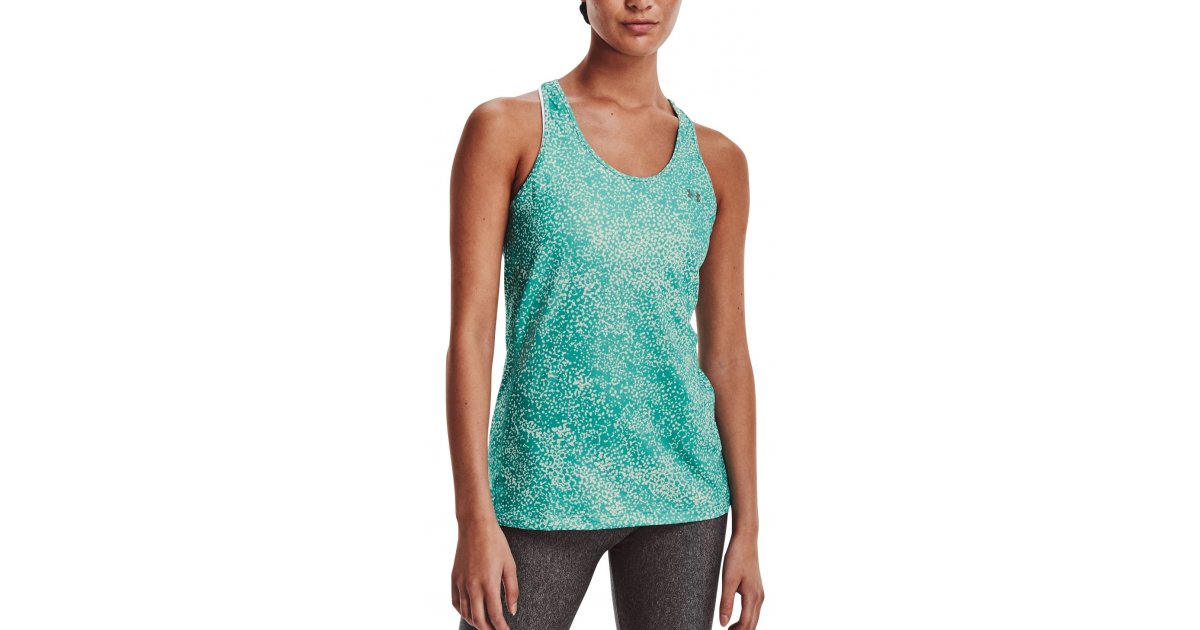 Tielko Under Armour Racer Print Training Tank Zelené | 1365108-369, 1