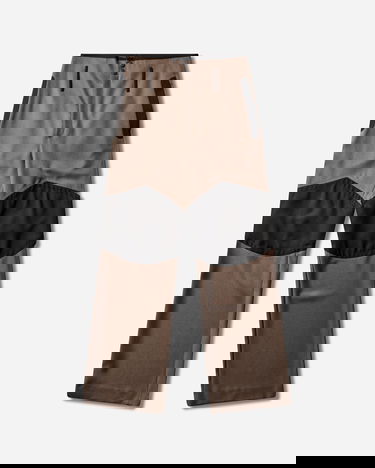 Nohavice KIKO KOSTADINOV Kiko Kostadinov Orvos Panelled Trousers Hnedá | KKAW25T07-18, 4