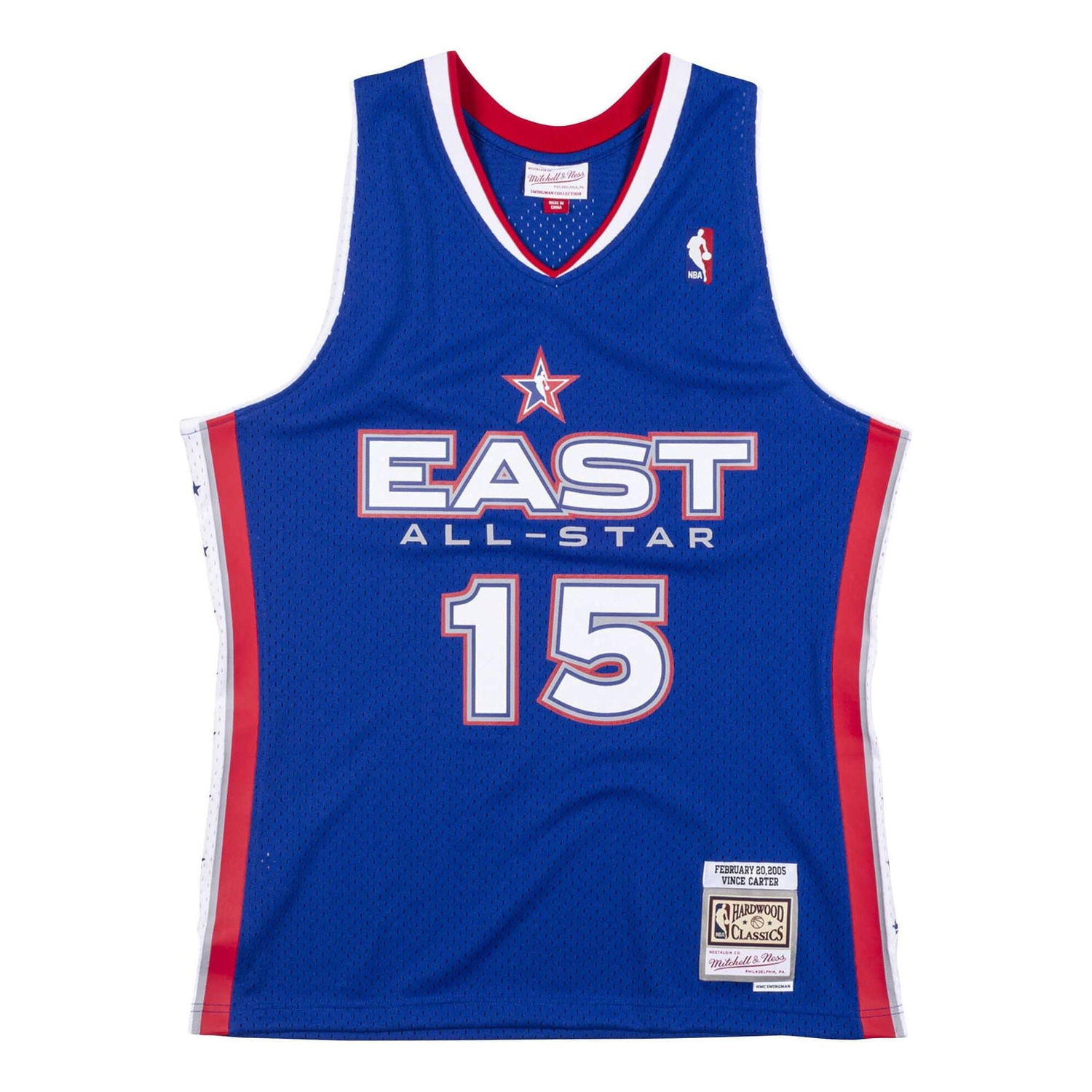 Tielko Mitchell & Ness NBA All-Star East 2005 Swingman Jersey 'Vince Carter' Modrá | SMJYSB19112-ASEROYA05VCA, 0