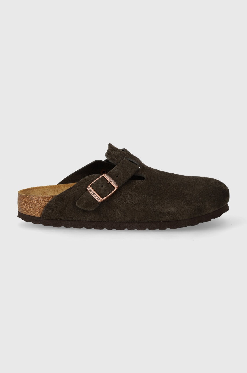 Tenisky a topánky Birkenstock Birkenstock Boston Suede Clogs Hnedá | 1027460, 1
